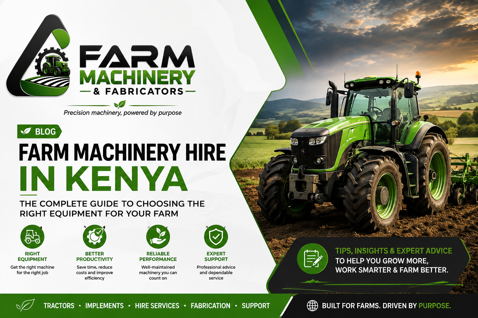 Farm Machinery Hire in Kenya: The Complete Guide to Choosing the Right Equipment for Your Farm