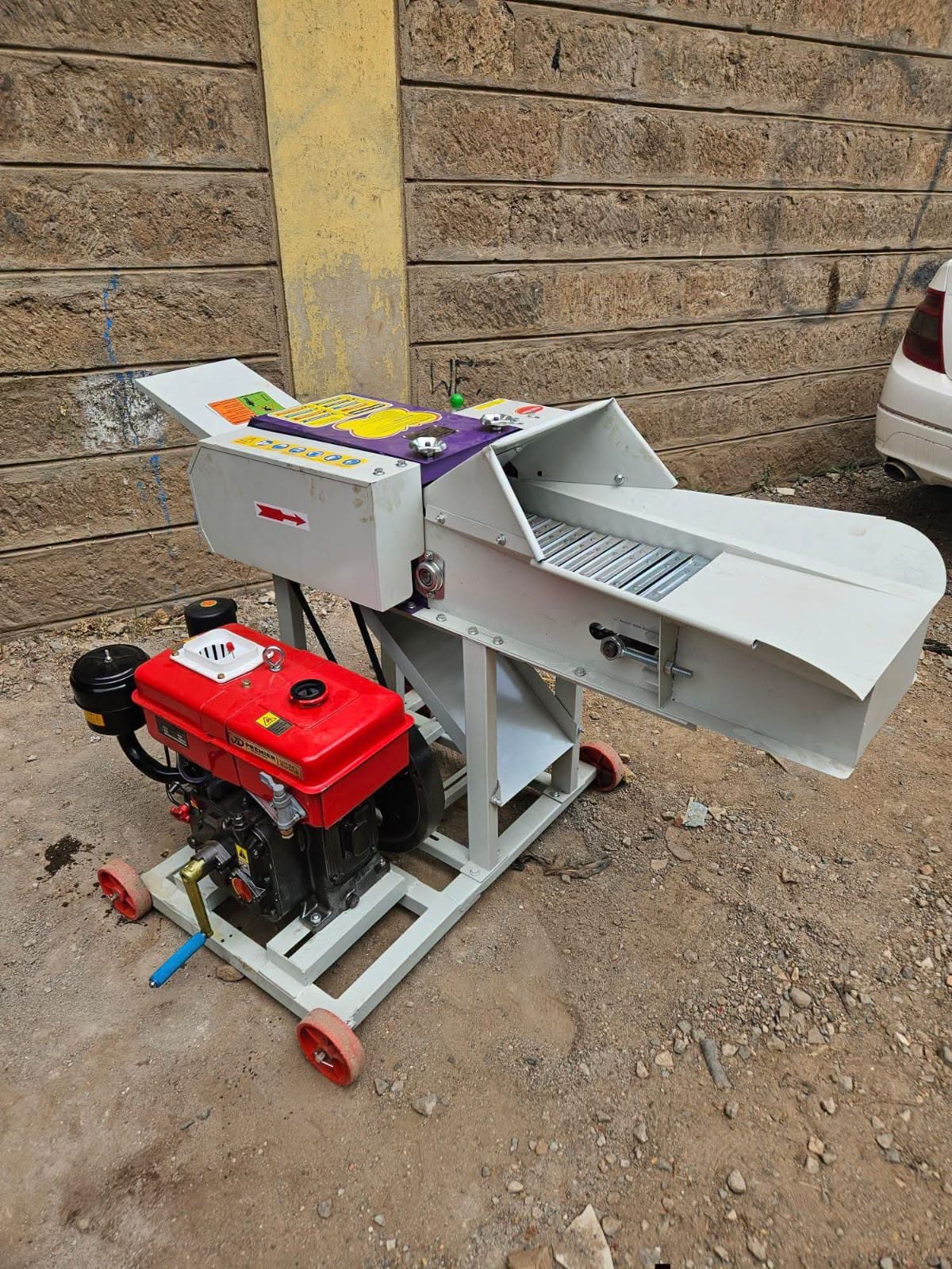 High speed chaff cutters diesel driven.
