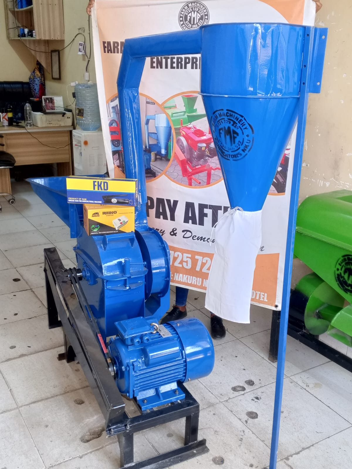Grade 2,7.5HP Single Phase Electric Poshomills