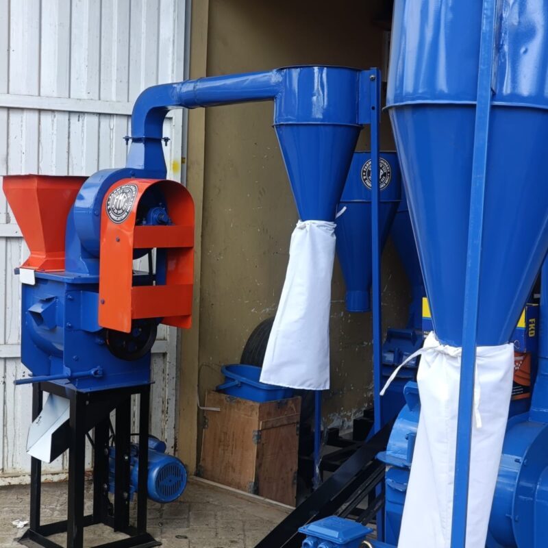 Grade 1 and 2 single phase electric posho mills with separate motors.