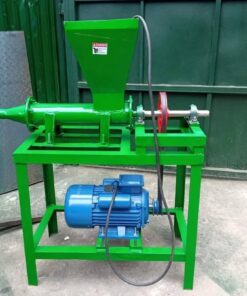 Electric driven charcoal briquettes making machine