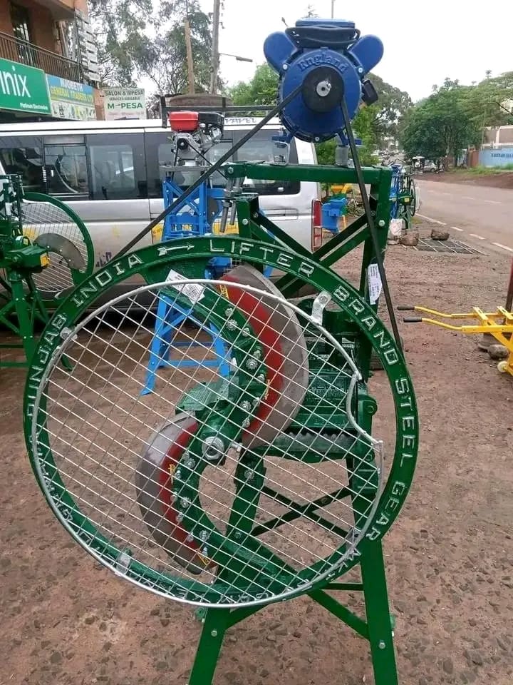 Two blades electric driven chaff cutter machines